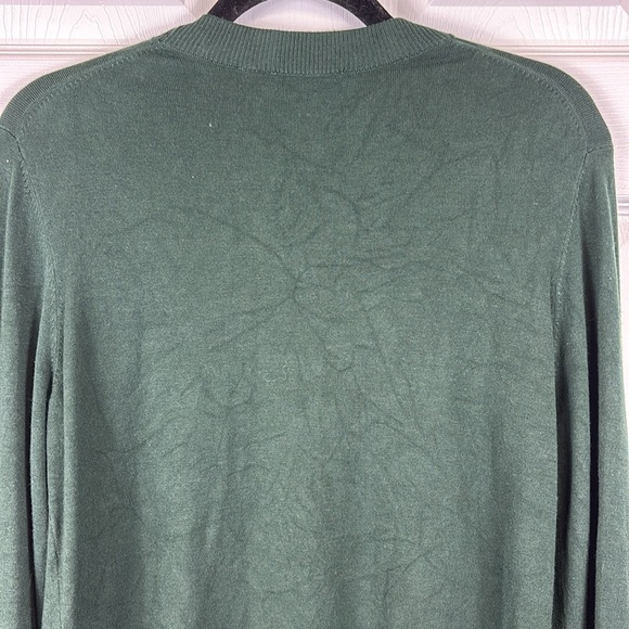 Ted Baker Aniebal dark green fringe sweater sz sm - Picture 10 of 10